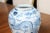 White 20th Century Chinese Export Blue and White Porcelain Vase with Dragon Motifs For Sale - Image 8 of 13