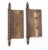 Pair of Antique 5 X 5 In. Bronze Lift Off Butt Door Hinges For Sale - Image 4 of 5