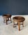 Boho Chic Low Bamboo and Rattan Ottomans, Italy, 1960s, Set of 2 For Sale - Image 3 of 18