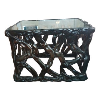 Tony Duquette Rectangular "Pulled Taffy" Table Hollywood Regency For Sale