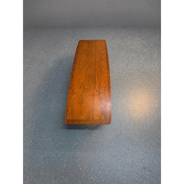 Wood Lane Mid-Century Modern Walnut Coffee Table With Single Drawer, Style 1050-20 C. January 1960 For Sale - Image 7 of 11