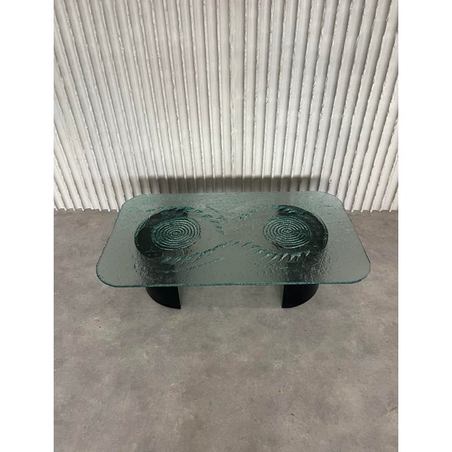 Glass & Steel Coffee Table from Heinz Lilienthal, Germany, 1970s For Sale - Image 12 of 13