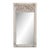Early 21st Century Swedish Gustavian-Style Carved Trumeau Mirror, Newly Painted For Sale
