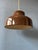 Brown Mid-Century Brown Metal Pendant Light, 1970s For Sale - Image 8 of 11