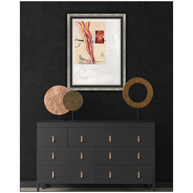 Message us to inquire about custom framing options! (Included for free with every purchase) The artwork here, "Liquid and...