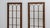 A coordinated pair of mirrors designed to bring symmetry and depth to a space, featuring classic oak frames with...