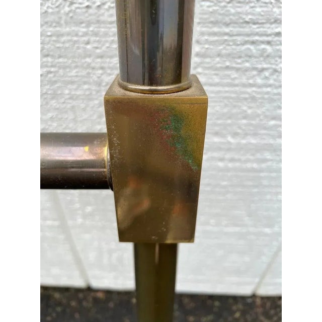 Mastercraft Faux Bamboo Brass King Headboard For Sale - Image 10 of 13