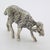 Vintage Italian Genuine Silver Sheep Detailed Figurine, 1970s For Sale - Image 4 of 11