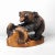 Brown Wooden Hokkaido Kibori Kuma Bear, Japan, 1950s For Sale - Image 8 of 8