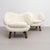Pelican Chairs in Sheepskin by Finn Juhl, 2000s, Set of 2 For Sale - Image 11 of 14