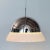 Artemide Italian Glass and Chrome Pendant Lamp by Vico Magistretti for Artemide For Sale - Image 4 of 14