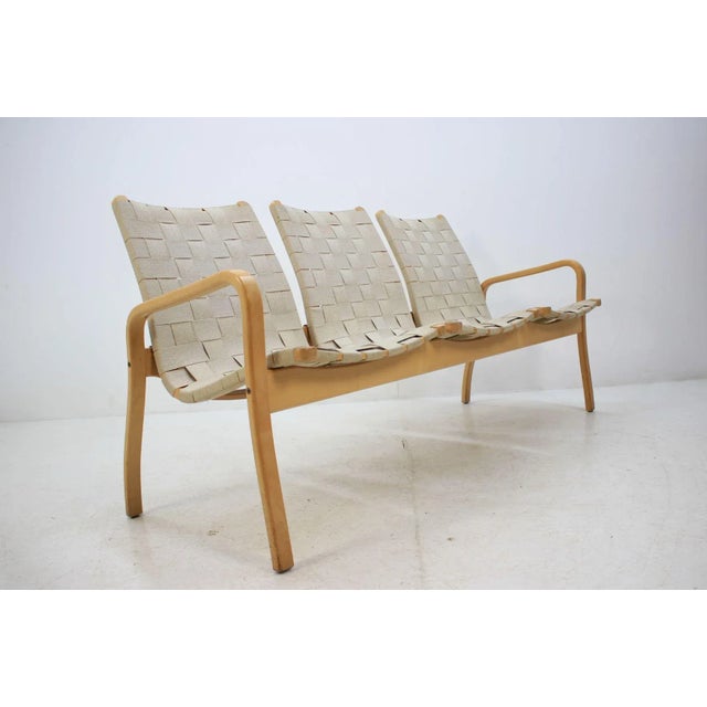 Wood Mid-Century Swedish Primo Bench by Yngve Ekström, 1979 For Sale - Image 7 of 13