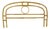 Woven Bamboo Headboard with Arch and Circle Pattern For Sale