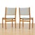 Wood Set of Six Mid Century Danish Teak Dining Chairs For Sale - Image 7 of 11