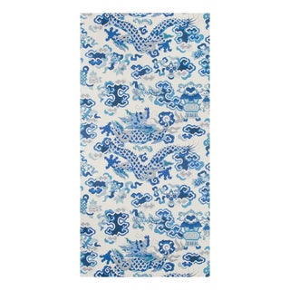 Brunschwig & Fils Wallpaper-Ming Dragon #P8019113-155 Ivory - 6 Rolls For Sale