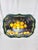 English Large Vintage 1993 Ian Logan of London Lemon Bowl Tole Painted Metal Serving Tray For Sale - Image 3 of 7