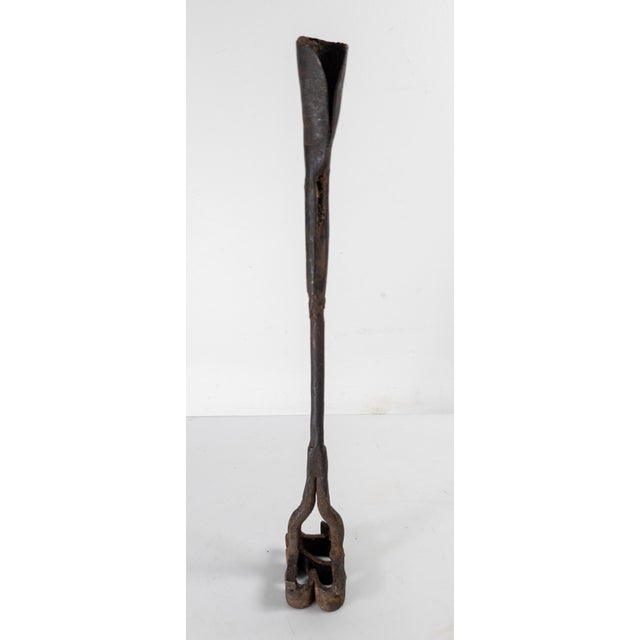 19th Century 19th Century Handwrought Iron Blacksmith Made 123 Cattle Brand For Sale - Image 5 of 8