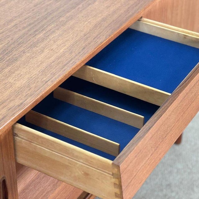 Gold Mid-Century Teak Sideboard by Nils Jonsson for Troeds, Arid Collection, 1960s For Sale - Image 8 of 13
