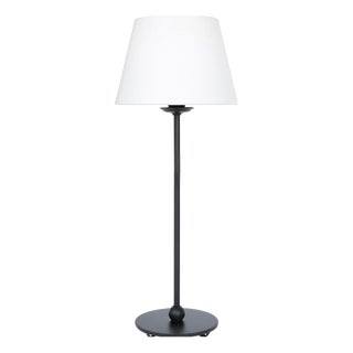 Uno Small Black Table Lamp by Konsthantverk Tyringe 1 For Sale