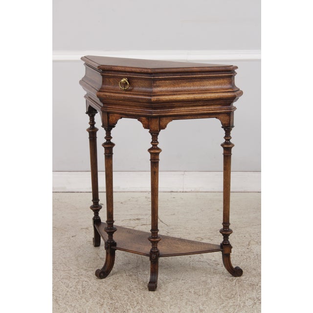 Age: C.1890-1900 Details: Removal Top w. Metal Lined Planter Insert Solid Brass Hardware Condition: Excellent Original...