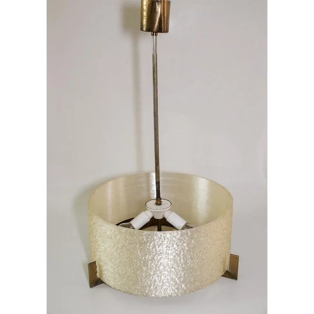 Mid-Century Modern Mid-Century Brass Ceiling Lamp by Kaiser, Germany, 1960s For Sale - Image 3 of 9