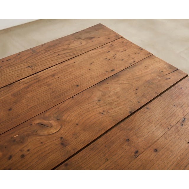 19th Century Country French Provincial Oak Farmhouse Dining Table 9.75 Ft For Sale - Image 13 of 18