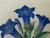 A wonderfully decorative and exceptionally charming set of nine hand-painted botanical ceramic tiles, produced by Somac in...