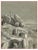 Rock Cave Dwellings with Spearsmen, Early 19th Century, Grisaille Wash Drawing For Sale