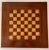 Mid-Century Modern Inlay Wood Chess or Checker Board with Wide Wooden Perimeter and Felt Backing For Sale - Image 3 of 9