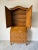 Vintage Italian Louis XV Provincial-Style Oak Secrétaire Cabinet For Sale - Image 4 of 12