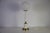 Vintage Italian Table Lamp in White Metal and Opal Glass, 1960s For Sale - Image 6 of 15