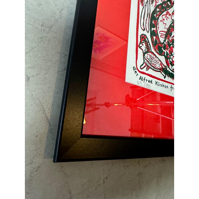 Alfred Klinkan, Untitled, 1960s, Signed Screen Print For Sale - Image 4 of 13