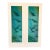 Pair of Etched Glass Ocean-Themed Doors For Sale