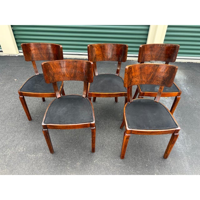 Biedermeier Style Dining Chairs (Set of 5) For Sale - Image 4 of 7