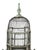 Wood Antique Hand Painted Celadon Green French Provincial Dome Birdcage For Sale - Image 7 of 10