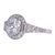 Antique 1.33 carat center diamond platinum engagement ring, circa 1900. This antique engagement ring features a 1.33 carat...