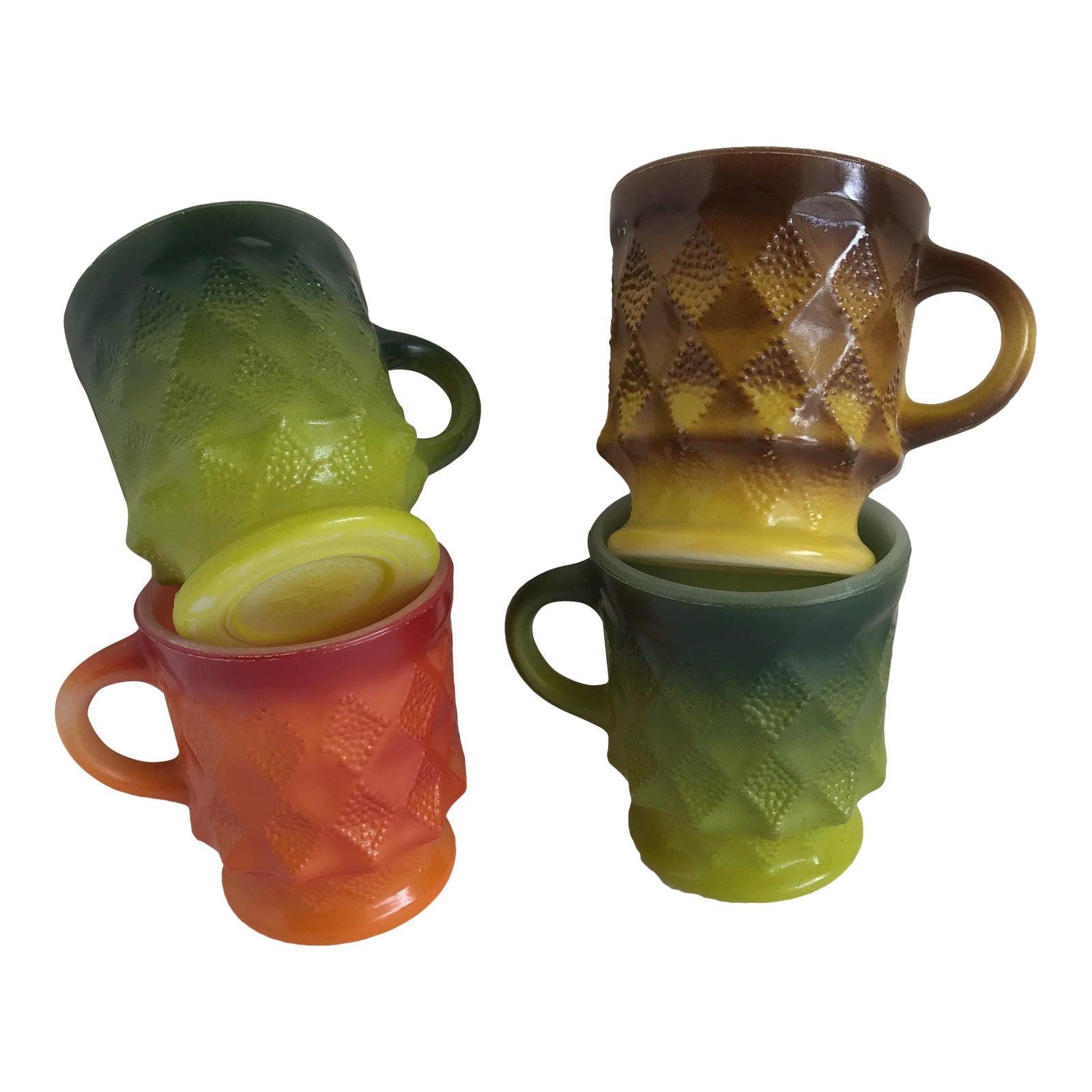 MidCentury Fire King Mugs Set of 4 Chairish