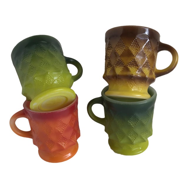 MidCentury Fire King Mugs Set of 4 Chairish