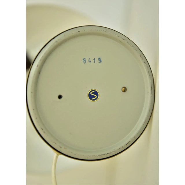 Swedish Art Deco Brass and Oak Table Lamp by Falkenbergs Belysning Ab, 1940s For Sale - Image 9 of 11