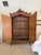 19th Century French Louis XV Style Walnut Armoire With Beveled Mirror Doors, Circa 1880 For Sale In Indianapolis - Image 6 of 17