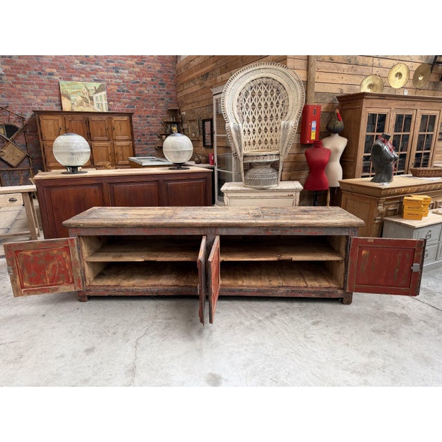 Large Early 20th Century Workshop Cabinet For Sale - Image 11 of 18