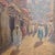 Mid 20th Century Mid 20th Century Original Oil on Canvas Moroccan-Style Costumbrista Scene by Francisco Guinart - Unframed, 23.5" For Sale - Image 5 of 8