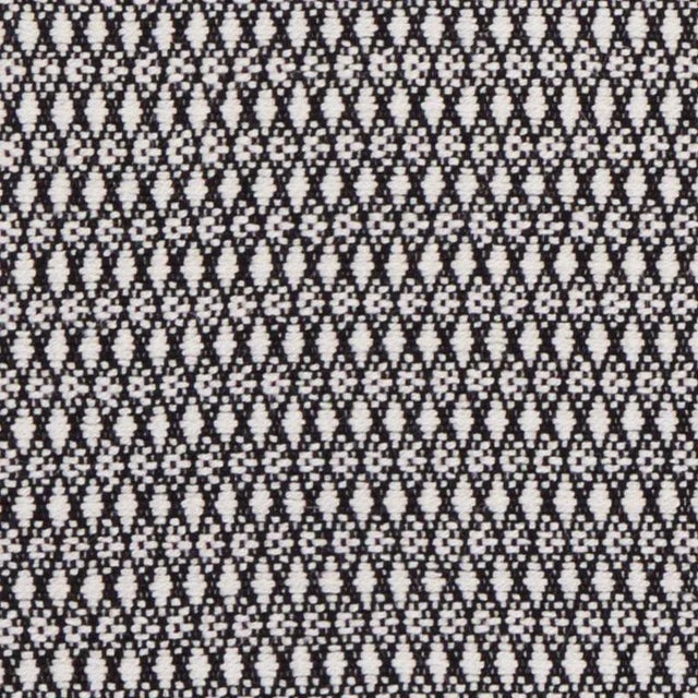 Sample - Schumacher Zoila Fabric in Black For Sale