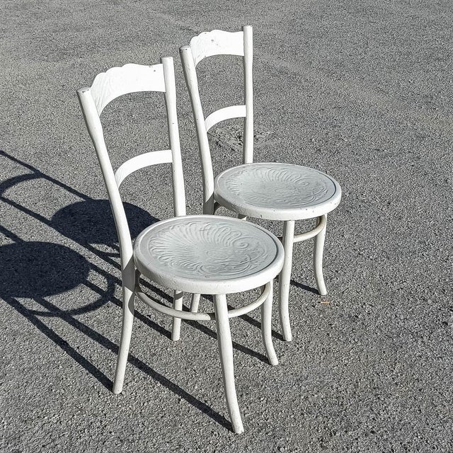 White Chairs, 1930s, Set of 2 For Sale - Image 9 of 18
