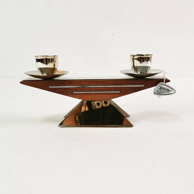 Art Deco Candlestick from Jrus, 1950s For Sale - Image 11 of 12