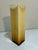 Late 20th Century Italian Murano Opaline & Amber Art Glass Vase, Hand Blown, 16” For Sale - Image 5 of 9