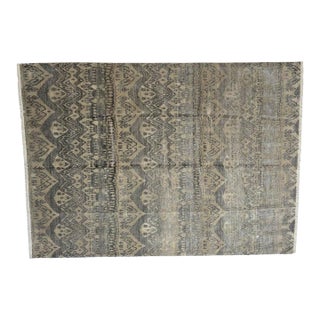Silk and Wool Modern Style Rug , 9'1 X 12'5" For Sale