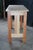 Late 20th Century Rustic Natural Pine Farmhouse Workbench Tall Desk Footrest Hall Table Console For Sale - Image 10 of 12