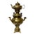 Late 19th Century Brass Samovar Set W/Teapot For Sale