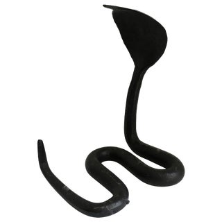 Iron Cobra Bookend For Sale